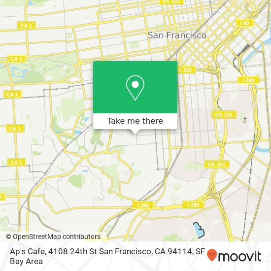Ap's Cafe, 4108 24th St San Francisco, CA 94114 map