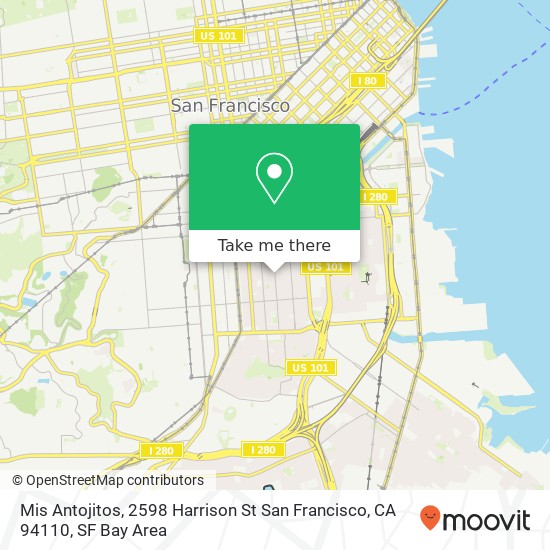 Mis Antojitos, 2598 Harrison St San Francisco, CA 94110 map