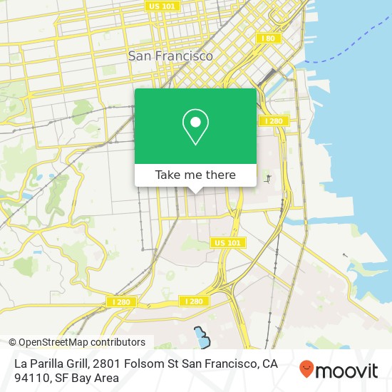 La Parilla Grill, 2801 Folsom St San Francisco, CA 94110 map