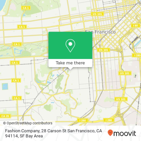 Fashion Company, 28 Carson St San Francisco, CA 94114 map