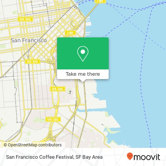 San Francisco Coffee Festival map