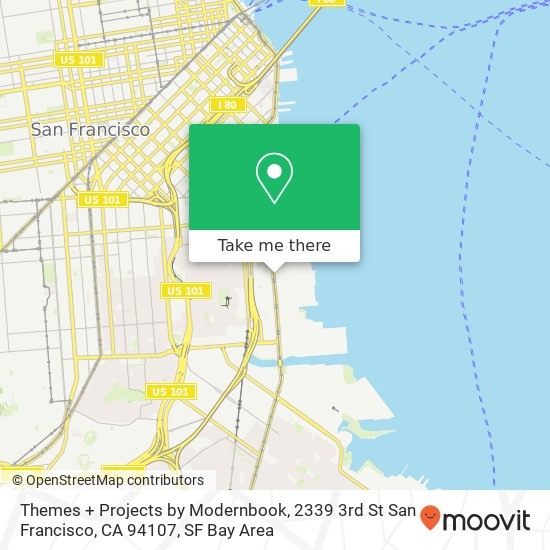 Themes + Projects by Modernbook, 2339 3rd St San Francisco, CA 94107 map