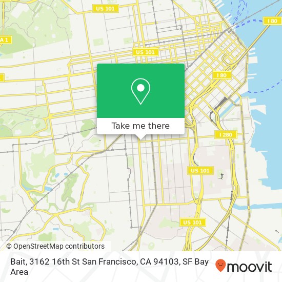 Bait, 3162 16th St San Francisco, CA 94103 map