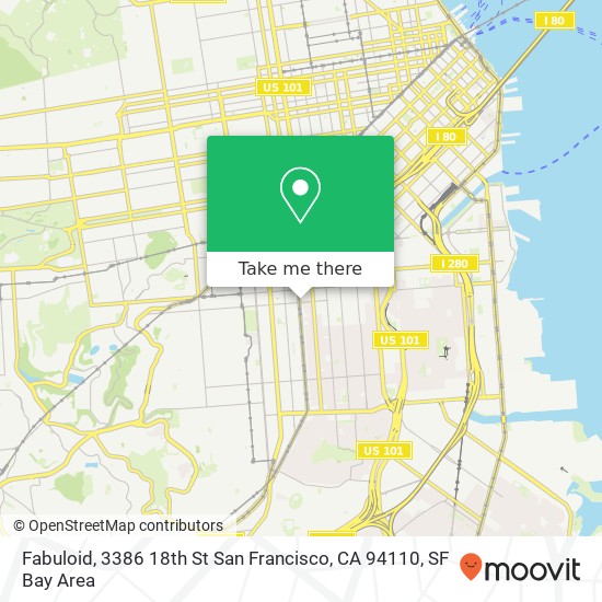 Fabuloid, 3386 18th St San Francisco, CA 94110 map