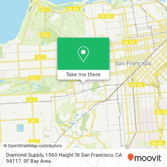 Diamond Supply, 1560 Haight St San Francisco, CA 94117 map