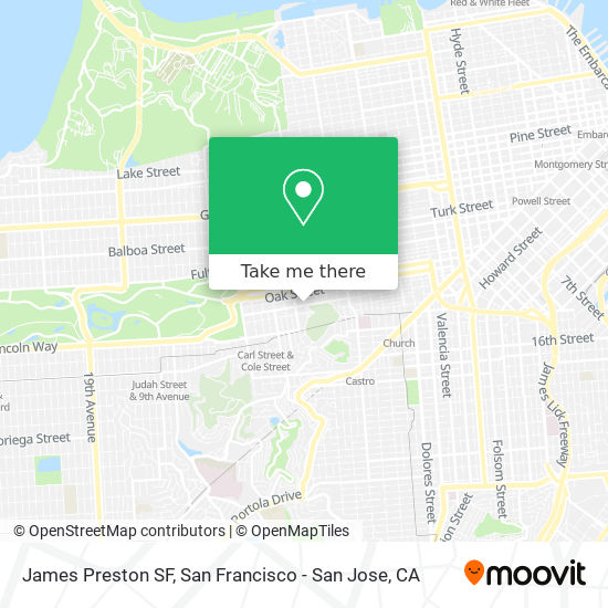 James Preston SF map