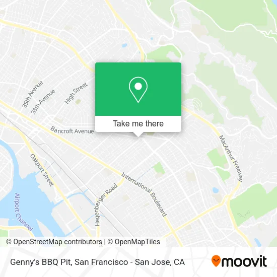 Mapa de Genny's BBQ Pit