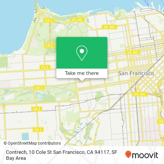 Contrech, 10 Cole St San Francisco, CA 94117 map