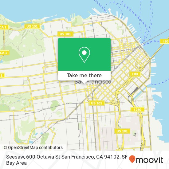 Seesaw, 600 Octavia St San Francisco, CA 94102 map