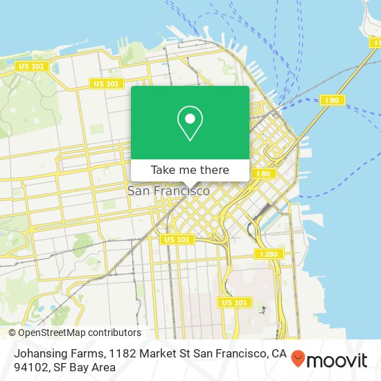 Johansing Farms, 1182 Market St San Francisco, CA 94102 map