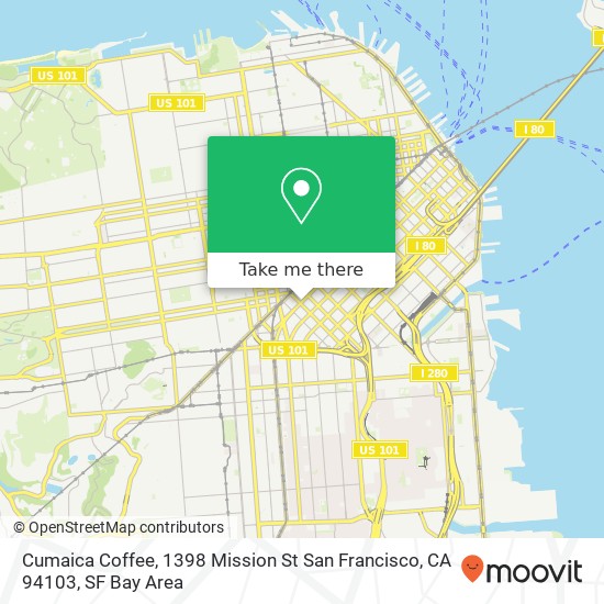 Cumaica Coffee, 1398 Mission St San Francisco, CA 94103 map