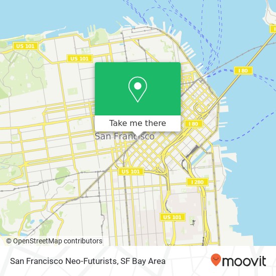 San Francisco Neo-Futurists map