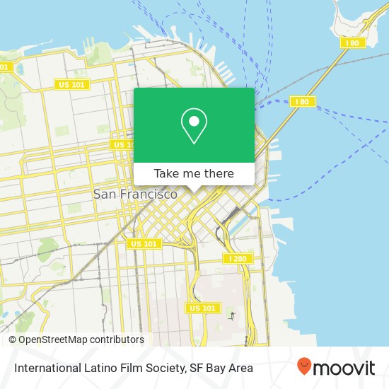 Mapa de International Latino Film Society