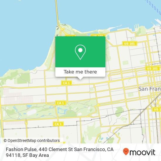 Fashion Pulse, 440 Clement St San Francisco, CA 94118 map
