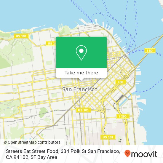 Streets Eat Street Food, 634 Polk St San Francisco, CA 94102 map