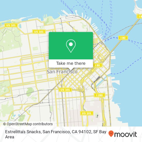 Estrelitta's Snacks, San Francisco, CA 94102 map