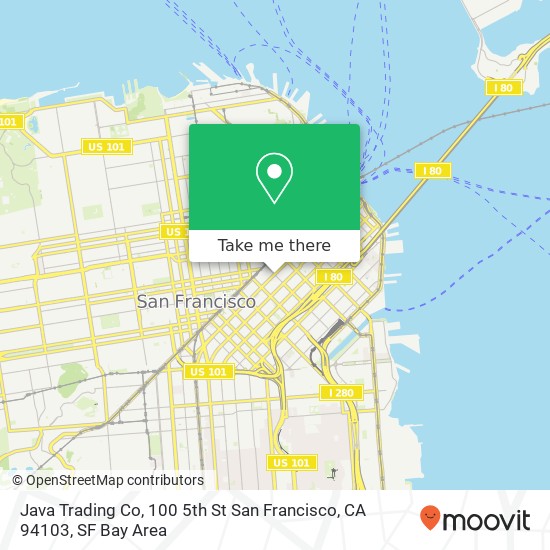 Java Trading Co, 100 5th St San Francisco, CA 94103 map