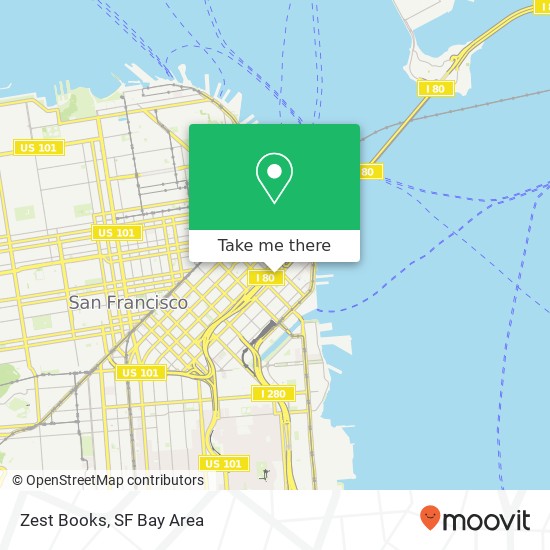 Zest Books map