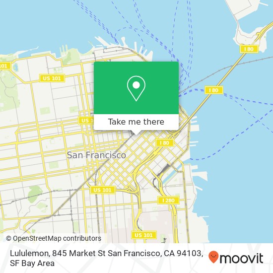 Lululemon, 845 Market St San Francisco, CA 94103 map