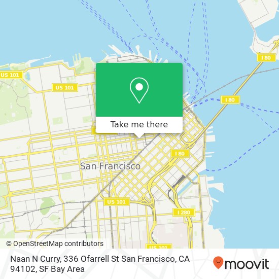 Naan N Curry, 336 Ofarrell St San Francisco, CA 94102 map