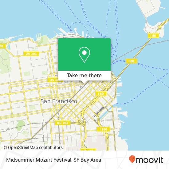 Midsummer Mozart Festival map