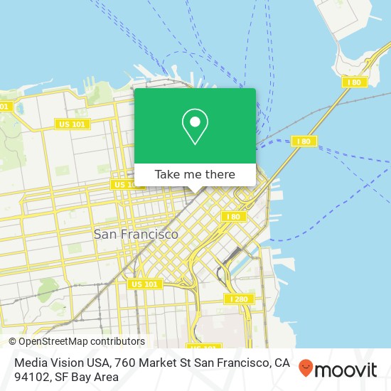 Media Vision USA, 760 Market St San Francisco, CA 94102 map