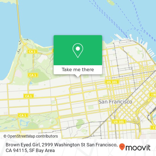 Brown Eyed Girl, 2999 Washington St San Francisco, CA 94115 map