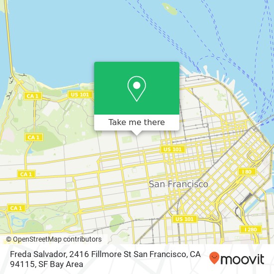 Freda Salvador, 2416 Fillmore St San Francisco, CA 94115 map