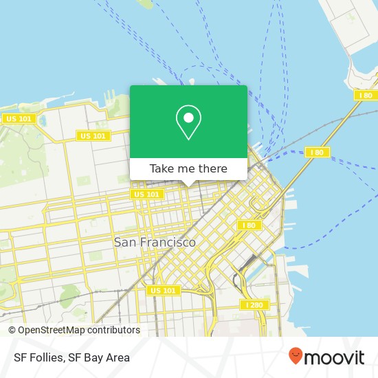 SF Follies map