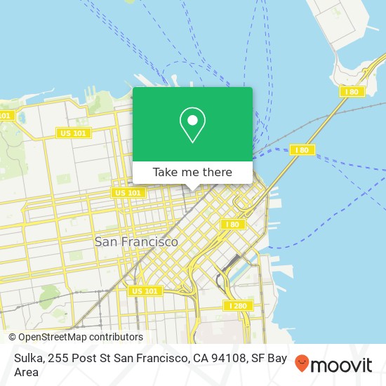 Mapa de Sulka, 255 Post St San Francisco, CA 94108