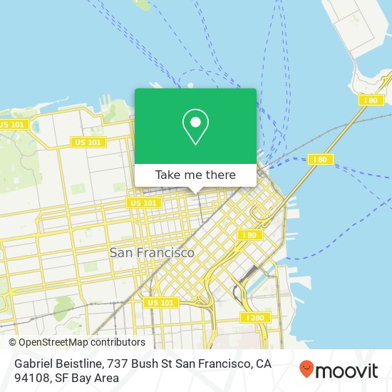 Mapa de Gabriel Beistline, 737 Bush St San Francisco, CA 94108