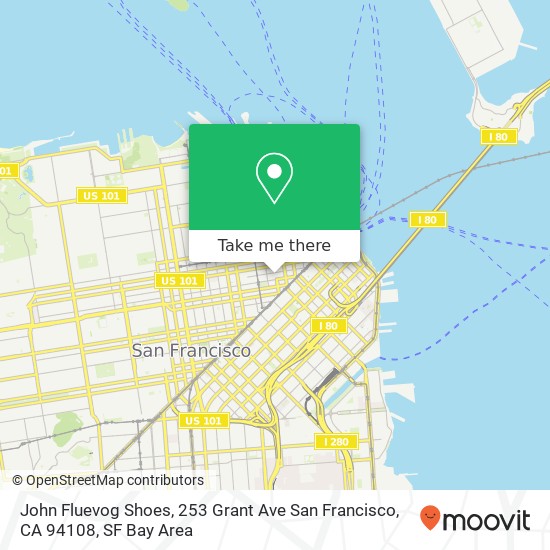 John Fluevog Shoes, 253 Grant Ave San Francisco, CA 94108 map