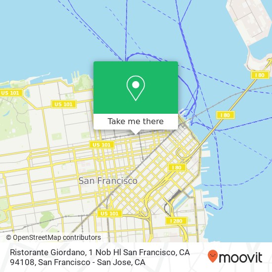 Ristorante Giordano, 1 Nob Hl San Francisco, CA 94108 map