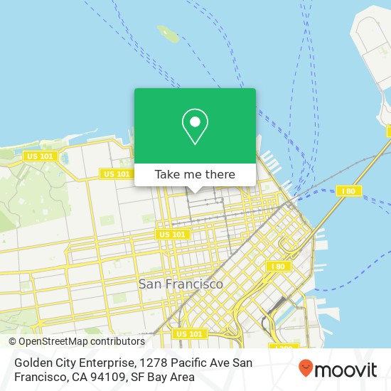 Golden City Enterprise, 1278 Pacific Ave San Francisco, CA 94109 map