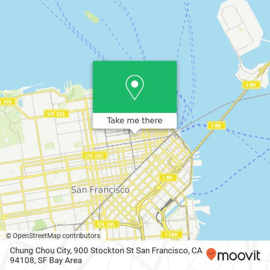 Mapa de Chung Chou City, 900 Stockton St San Francisco, CA 94108