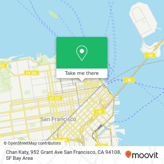 Chan Katy, 952 Grant Ave San Francisco, CA 94108 map