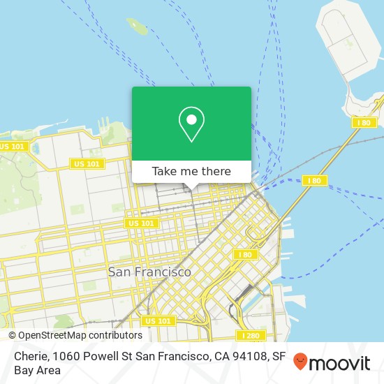 Mapa de Cherie, 1060 Powell St San Francisco, CA 94108