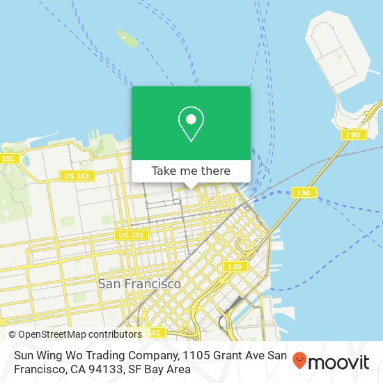 Sun Wing Wo Trading Company, 1105 Grant Ave San Francisco, CA 94133 map