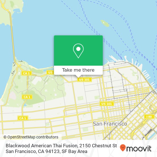 Blackwood American Thai Fusion, 2150 Chestnut St San Francisco, CA 94123 map