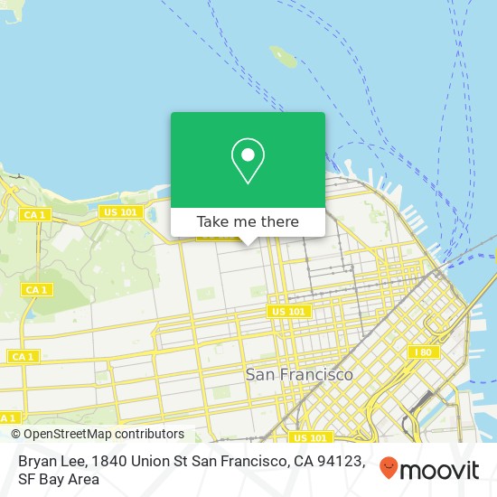 Bryan Lee, 1840 Union St San Francisco, CA 94123 map