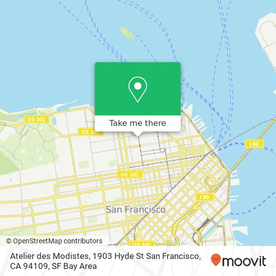 Atelier des Modistes, 1903 Hyde St San Francisco, CA 94109 map