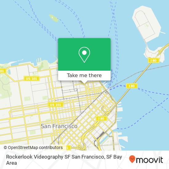 Mapa de Rockerlook Videography SF San Francisco