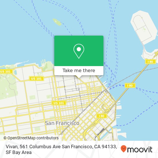 Vivan, 561 Columbus Ave San Francisco, CA 94133 map