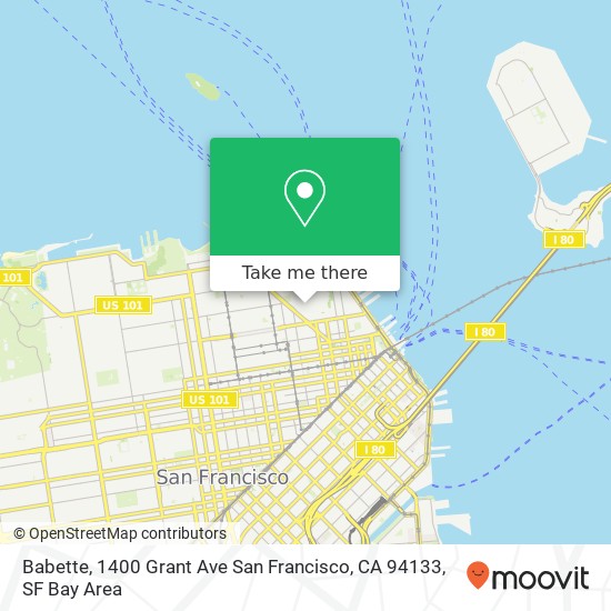 Babette, 1400 Grant Ave San Francisco, CA 94133 map