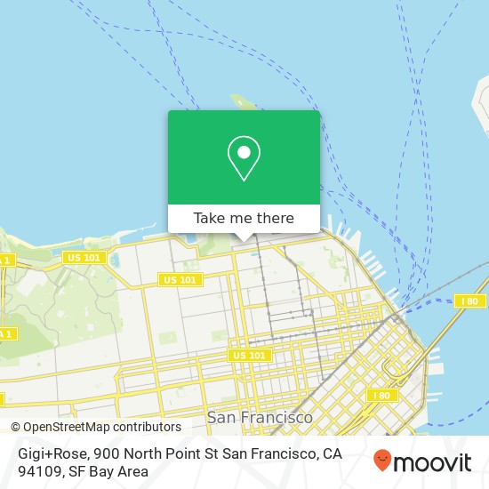 Gigi+Rose, 900 North Point St San Francisco, CA 94109 map