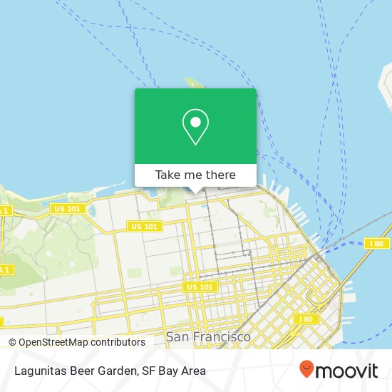 Mapa de Lagunitas Beer Garden