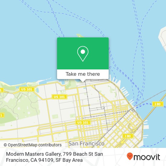 Modern Masters Gallery, 799 Beach St San Francisco, CA 94109 map