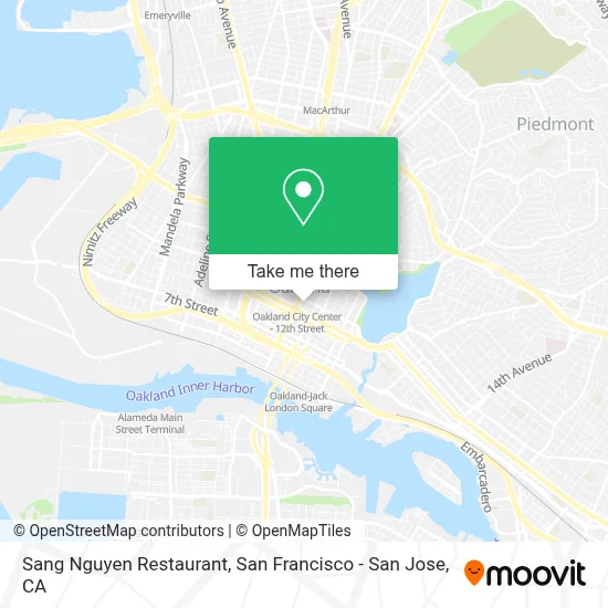Sang Nguyen Restaurant map