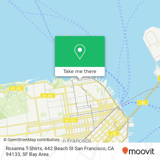 Roxanna T-Shirts, 442 Beach St San Francisco, CA 94133 map