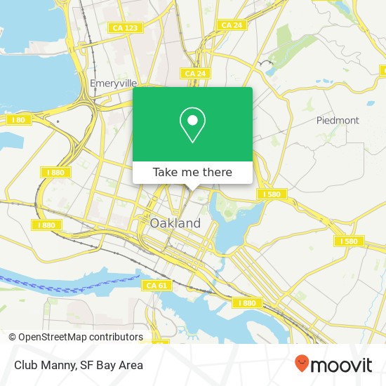 Club Manny map